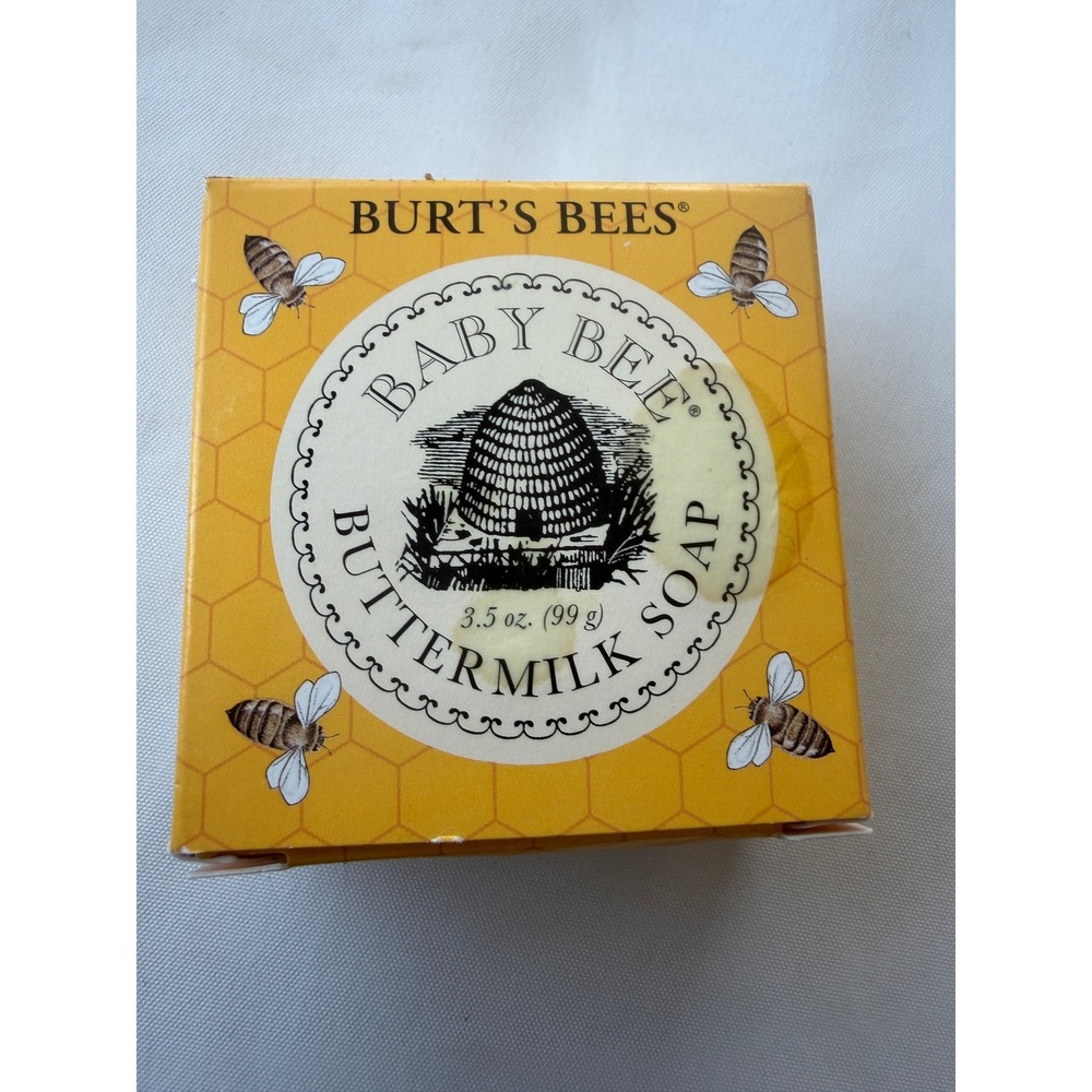Burt's Bees Baby Bee Buttermilk Soap 3.5 oz Natural Vegetable Bar Soap New